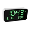 VSTCL-002GrandÉcranLEDNumérique Multi-fonction Musique Réveil Avec Température Snooze Date