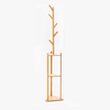 Vêtement en bois manteau vêtements stand rack chapeau chaussures cintre titulaire étagère organisateur