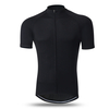 Vêtements de cyclisme dété anti-UV 3D haut de couleur unie conception de bande réfléchissante haut de sport respira