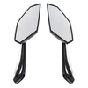 Vue arrière de la moto miroir noir pour Kawasaki Z1000 de 