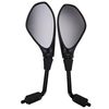 Vue arrière de la moto reflète noir pour BMW F800GS de F650GS