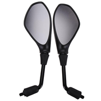 Vue arrière de la moto reflète noir pour BMW F800GS de F650GS