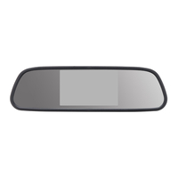 Vue arrière de voiture 5 pouces LCD moniteur miroir miroir sauvegarde Kit caméra Parking Reverse
