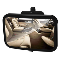 Vue arrière du rétroviseur de siège arrière de sécurité pour bébé de voiture facilement réglable