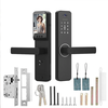 WAFU Tuya WiFi Smart Fingerprint Doorlock with Camera Password Key IC Card APP Unlock Electronic Home Door Lock Built-in
