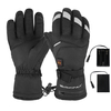 WARMSPACE Gants chauffants électriques à température de vitesse 5 à écran tactile imperméables pour léquitation en