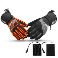 WARMSPACE Gants de Chauffage Électriques Imperméables Hiver Chauffe-Main Chauffant Antidérapant Moto Camping Randonnée