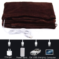 Warmtoo 45x80 cm Voiture Accueil Chauffage Électrique Chauffage Couvertures Pad Épaule Cou Chauffage Châle USB Soft 5V 4