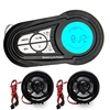 Waterproof Motorcycle Audio Radio Système antivol Stéréo Haut-parleurs USB MP3 avec fonction Bluetooth