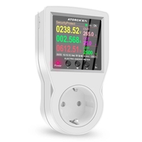 Wattmètre numérique WIFI EU Plug 220V AC Power Meter Consommation délectricité Compteur dénergie Puissance Kil