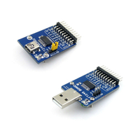 Waveshare® FT245 FT245RL USB vers module FIFO Carte de développement de communication Interface Mini / Type-A