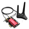 Wavlink AX3000 Adaptateur WiFi PCIe Wi-Fi 6E Tri-bande Bluetooth 5.2 Carte réseau jusquà 3000 Mbps pour PC de burea