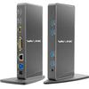 WAVLINK WL-UG39DK7 Hub USB 12 en 1 Station daccueil universelle USB 3.0 Adaptateur en aluminium avec double vidéo H
