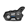 WAYXIN R9 1500M Couplage universel bluetooth 4 Cavaliers Casque Intercom Étanche Moto Full-duplex FM Casques Interphone