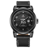 WEIDE UV1509B-1C Montre à Quartz Hommes Mode Montre Creative Dragon Chinese Font Sport