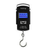 WeiHeng A08 50KG / 5g rétro-éclairage poignée numérique échelle de bagages portable