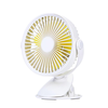 Well Star WT-F15 Ventilateur à pince portable 360 degrés de rotation USB Mini ventilateur de bande rechargeable Ventilat