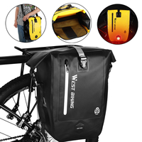 WEST BIKING 25L Plein Étanche Porte-Vélo Sac Porte-Vélo Sacoche De Selle Sacoche Tronc VTT Vélo De Route Bagages Sacs Ac