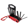 WEST BIKING 8-en-1 Kit doutils de réparation de vélo multifonction à rayons hexagonaux tournevis à vélo outils pneu