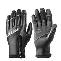 WEST vélo hiver gants de cyclisme écran tactile vtt vélo gant chaud polaire thermique Ski pêche hommes gants de moto
