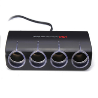 WF-075 à 4 voies prise allume-cigare chargeur de séparateur 120w