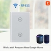 WF-ES011 WiFi + RF433 Tuya Smart US interrupteur à double commande interrupteur multi-commande 2Gang fonctionne avec Ama