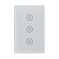 WF-ES012 WiFi + RF433 Tuya Smart US interrupteur à double commande interrupteur multi-contrôle 3Gang fonctionne avec Ama