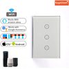 WF-FS011 Tuya interrupteur de ventilateur tactile intelligent Wifi US interrupteur de télécommande Standard Compatible a