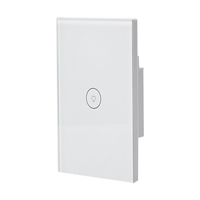 WF-WS01 Tuya Smart Life 1Gang commutateur tactile sans fil à distance de téléphone portable fonctionne avec Amazon Alexa