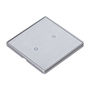 WF-WS022 100-240V 2.4 GHz Wifi 2Gang interrupteur intelligent EU Standard cadre en métal filetage interrupteur de comman