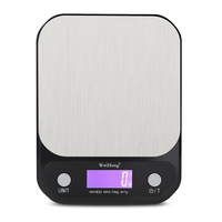 WH-B23 LCD Balance de cuisine numérique Balance alimentaire portable en acier inoxydable Balance électronique de poids d