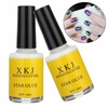 White Glue Nail Art Transfer Tips Adhésif Galaxy Star Foil Sticker 16ml