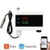 WIFI capteur dalarme dhumidité de température intelligent thermomètre détecteur dhygromètre affichage num