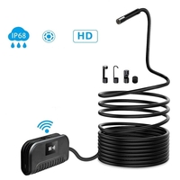 WiFi HD 2M 1080P Borescope IP68 Etanche 6 LED Lumières Built-in 2600mAh Lithium Rechargeable Caméra dinspection san