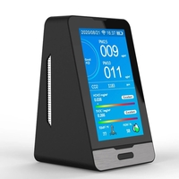 WIFI PM2.5 PM1.0 PM10 moniteur de qualité de lair dhumidité de la température 4, 3 pouces LED affichage détecte