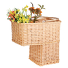 Willow Woven Basket Box Seagrass Storage Hamper Porte-linge Organisateur de maison