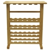 Winsome Wood Vinny 24 bouteilles Winee Rack Naturel Finitions multiples Winee Rack Tools