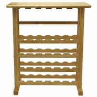 Winsome Wood Vinny 24 bouteilles Winee Rack Naturel Finitions multiples Winee Rack Tools