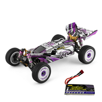 Wltoys 124019 RTR mis à niveau 7.4V 2600mAh 2.4G 4WD 55 km/h châssis en métal RC voiture véhicules modèles jouets