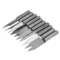 Wolike 10 pcs 3.175mm Shank 30 Degrés Cutter 0.3mm V-forme Carbure PCB Bits De Gravure PCB Foret PCB