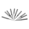 Wolike 10 pcs 3.175mm Tige 0.1mm V-forme Carbure PCB Bits De Gravure 10 Degrés Cutter PCB Foret