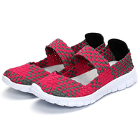 Women Casual Light Knitting Sport Santé Chaussures respirantes plates