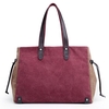 Women Quality Toile Casual Grande capacité Sac à bandoulière en couleur sac à main