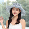 Womens respirant large bord seau chapeau UV protection vacances plage pare-soleil