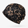 Womens été respirant dentelle imprimant Turban Classic double couches bonnet chapeau