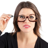 Womensloupepliagecosmétiquemaquillagelecteurs lunettes