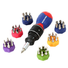 WORKPRO Kit de tournevis multifonctions 38 en 1 tournevis à cliquet Double vitesse outil de réparation bricolage