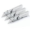 WORKPRO W011020 3pcs Set de couteau pliant pratique en acier inoxydable Knif e Boîte de coupe papier à changement rapide