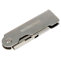 WORKPRO W011020 Mini Protable Pliant Utilitaire Kni-fe Coupe-Boîte En Acier Inoxydable Multi Couteau