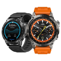 [World Premiere]Zeblaze Stratos 2 Plus 1.43 inch AMOLED GPS Health and Fitness Barometric Altimeter Compass 3 ATM Waterp